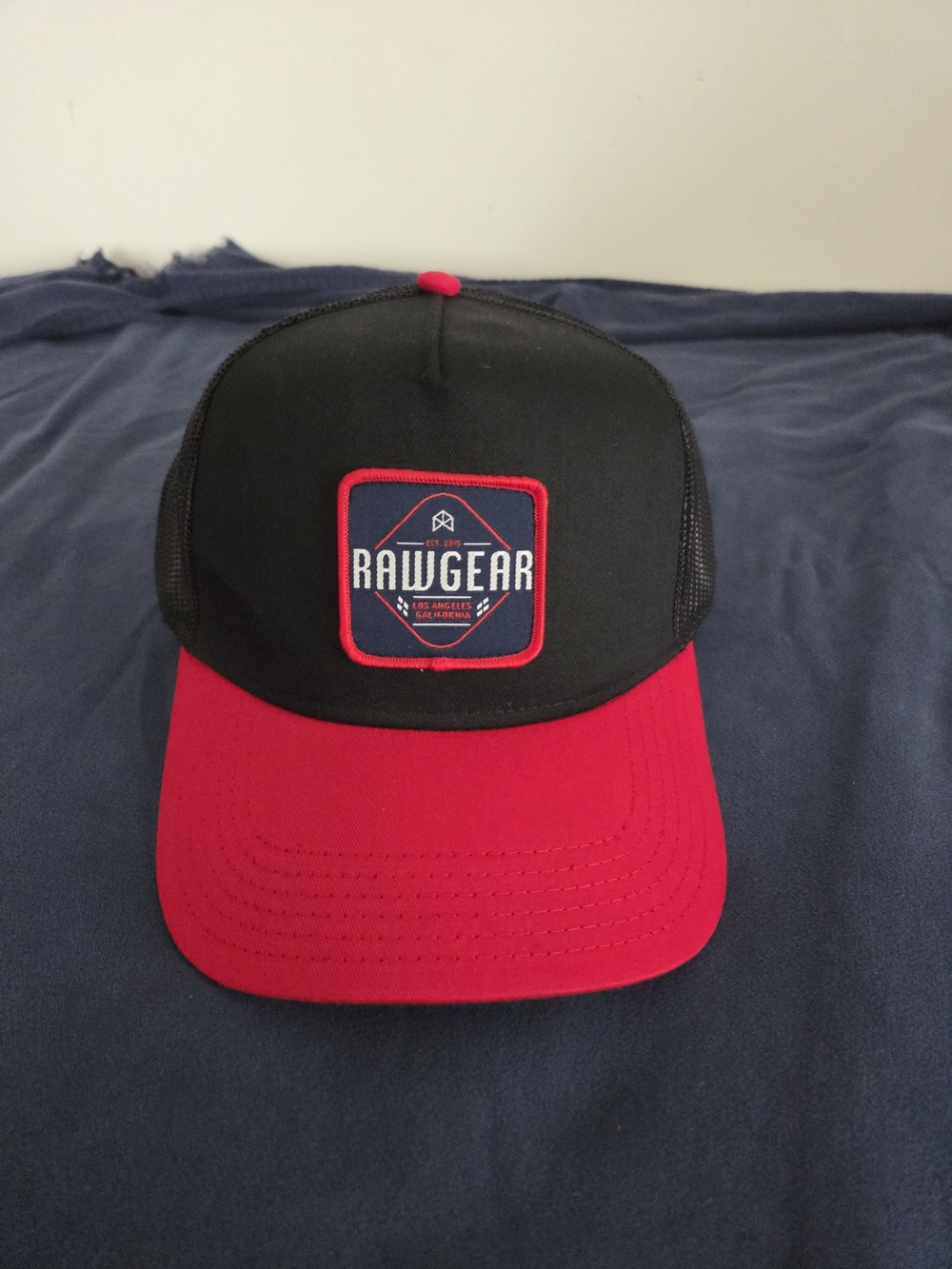 Rawgear Black & Red Snapback Hat